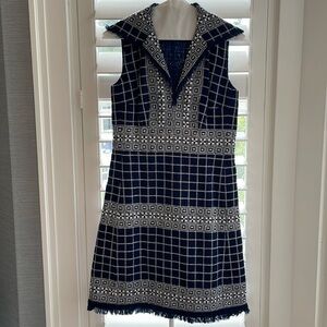 Tory Burch sleeveless tweed dress